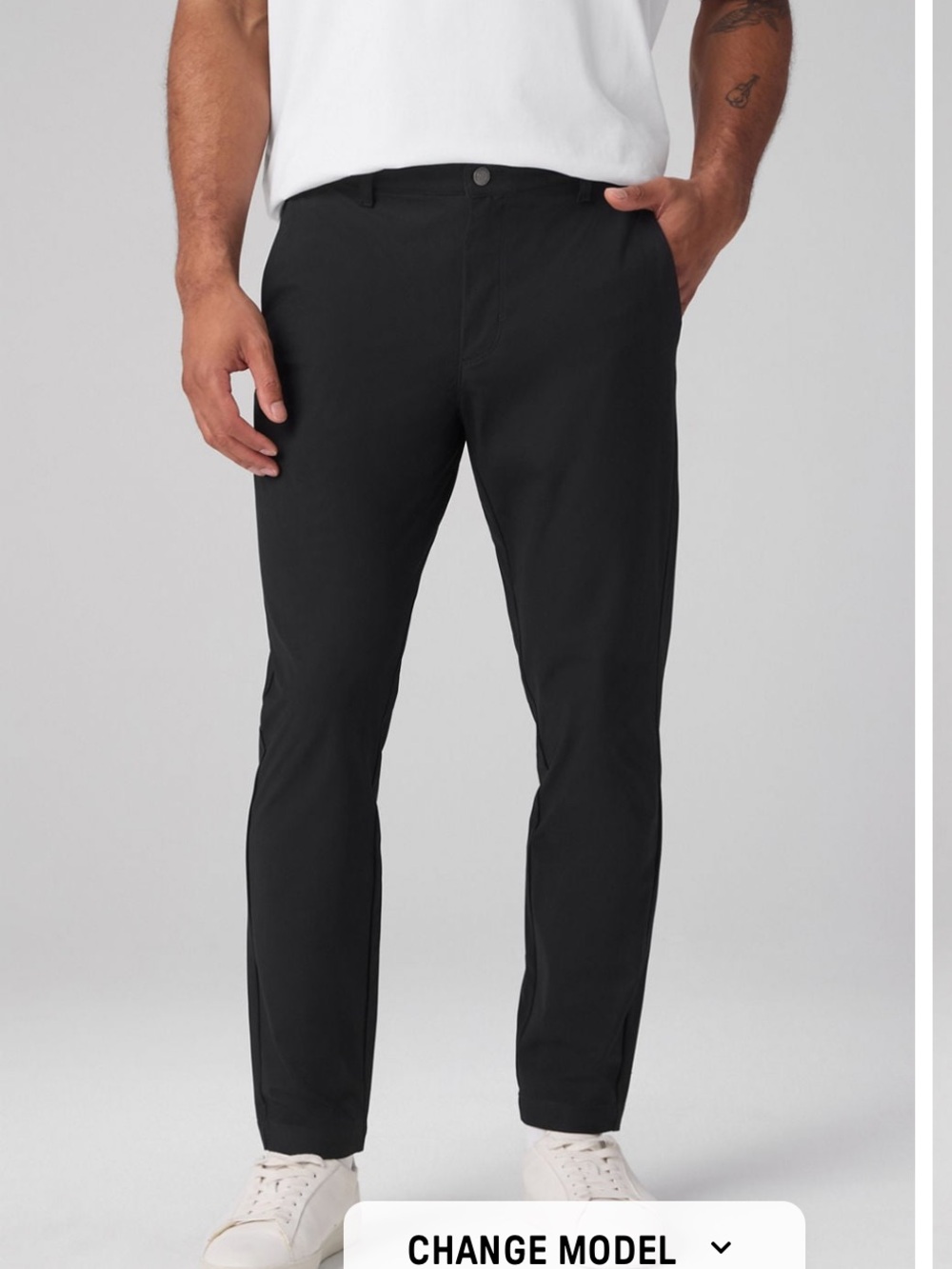 Fabletics Men's The Don Trouser (Classic Fit) - Black